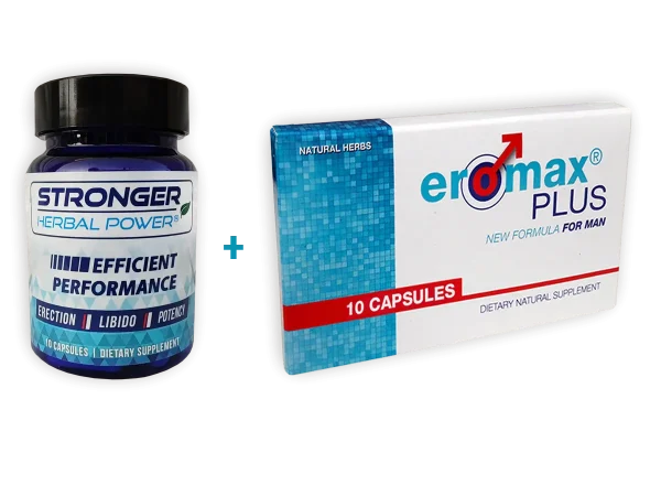 potencianövelő stronger + eromaxplus 1 + 1 doboz